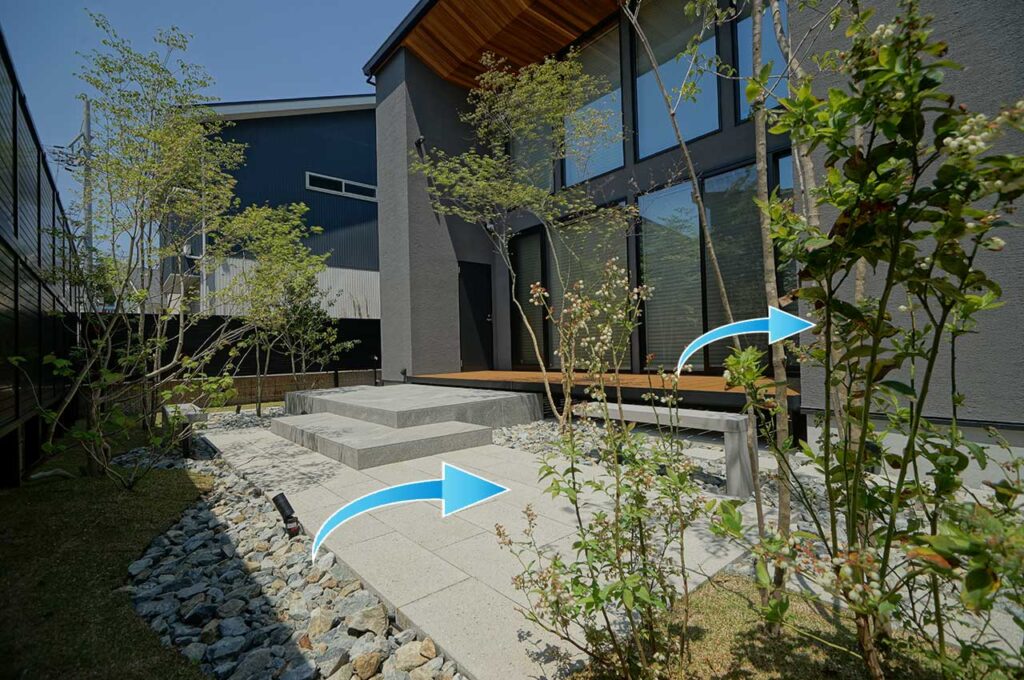 ブルーベリー 植栽施工事例２
