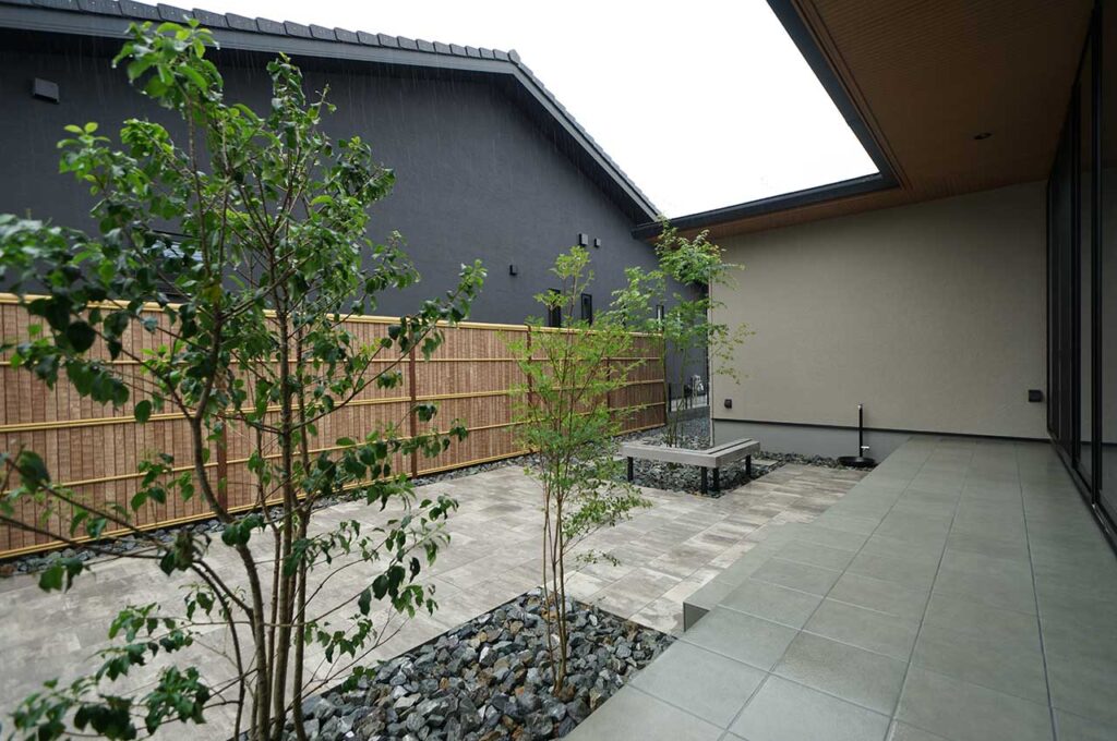 植木の植え付け方 完成写真