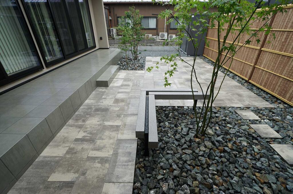 植木の植え付け方 完成写真